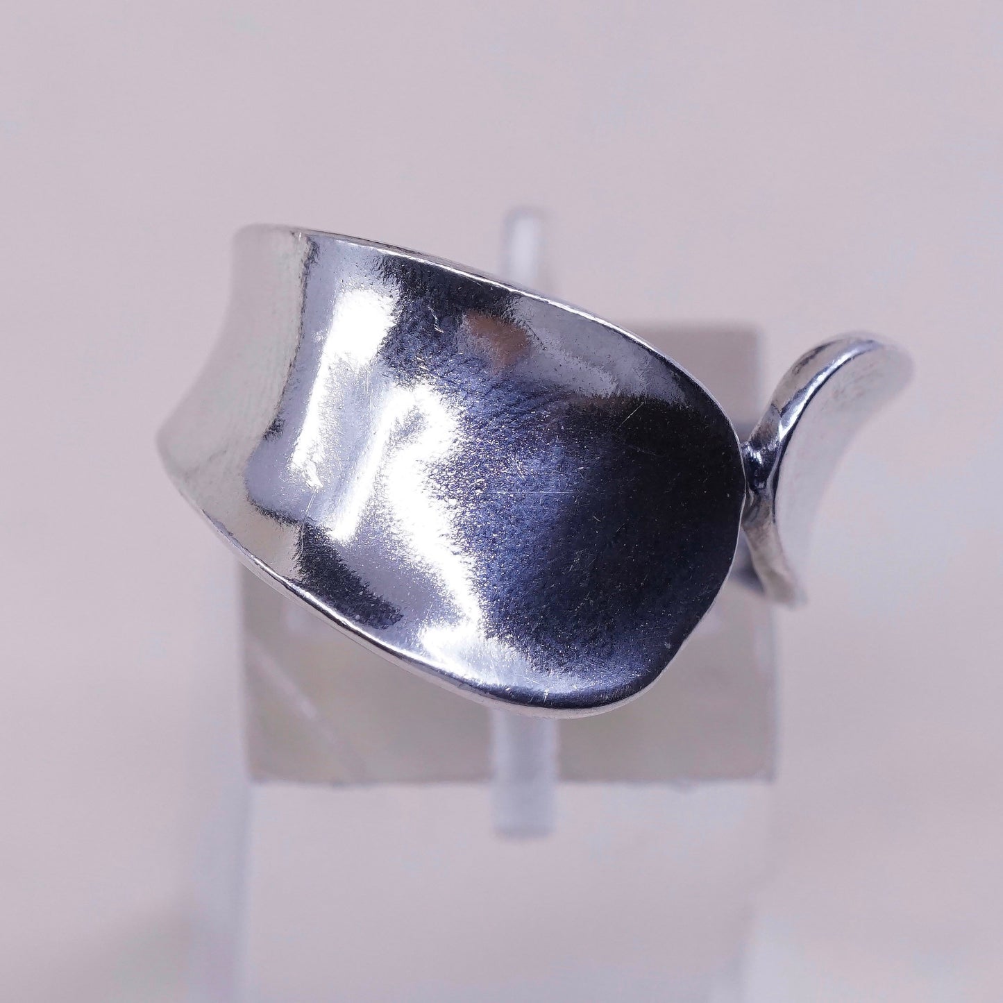 sz 9.5, Israel silpada keep in touch Sterling 925 silver wrap ring band
