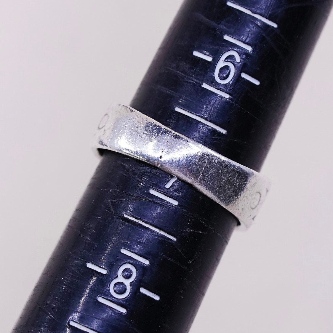 sz 7, Native American sterling silver ring, handmade 925 ring w/ turquoise