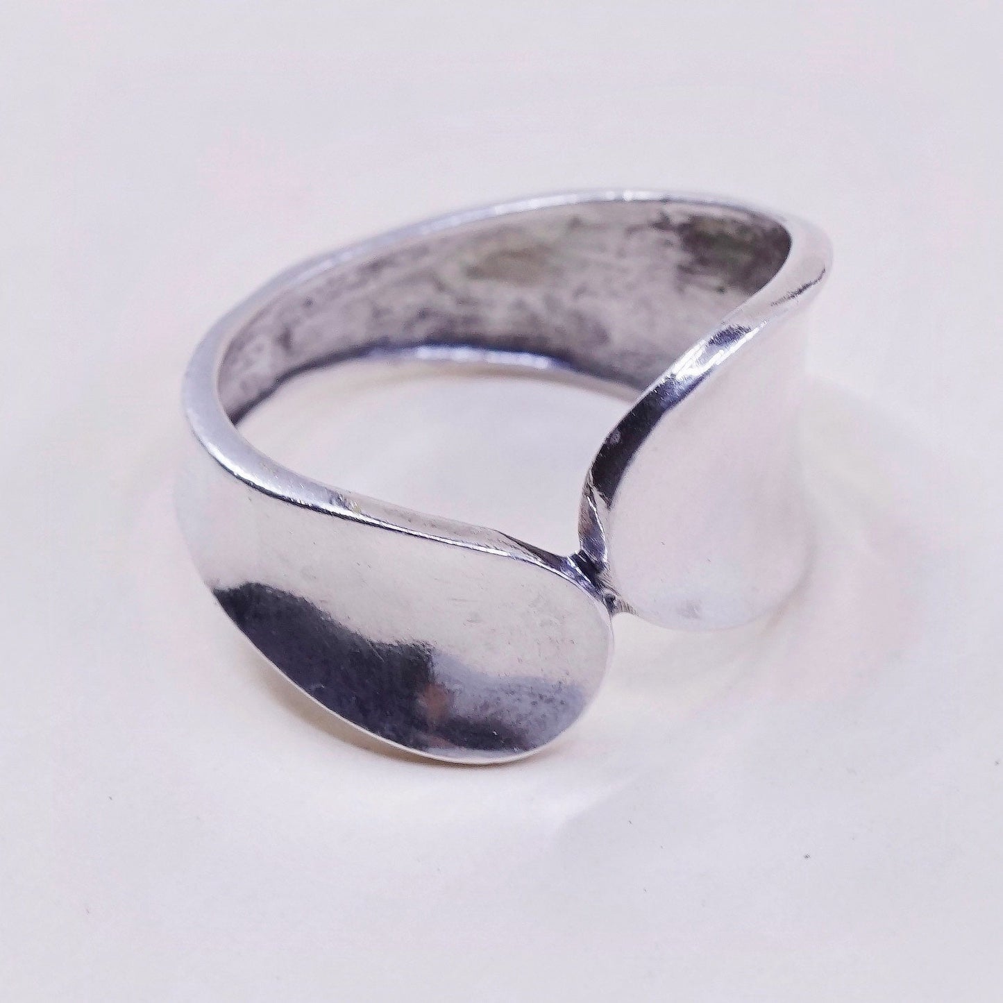 sz 9.5, Israel silpada keep in touch Sterling 925 silver wrap ring band