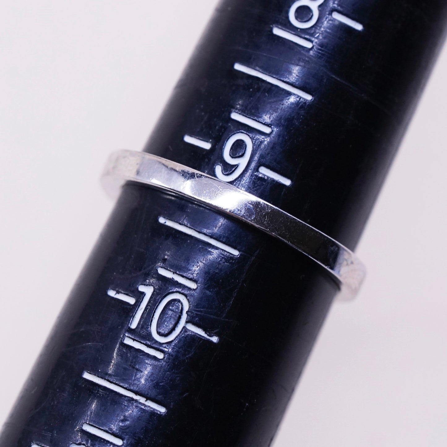 Size 9.25, vintage NVC Sterling silver ring, 925 with citrine and cz