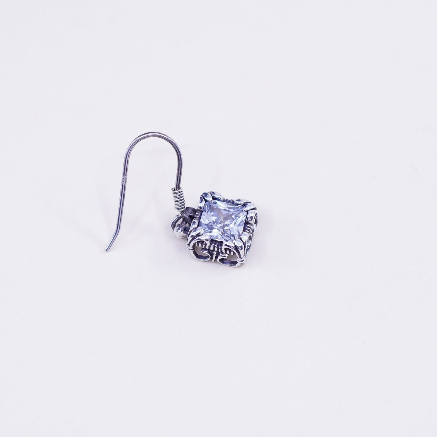 SILPADA RARE W0975 Uptown Cubic Zirconia Sterling 925 Silver Earrings RETIRED