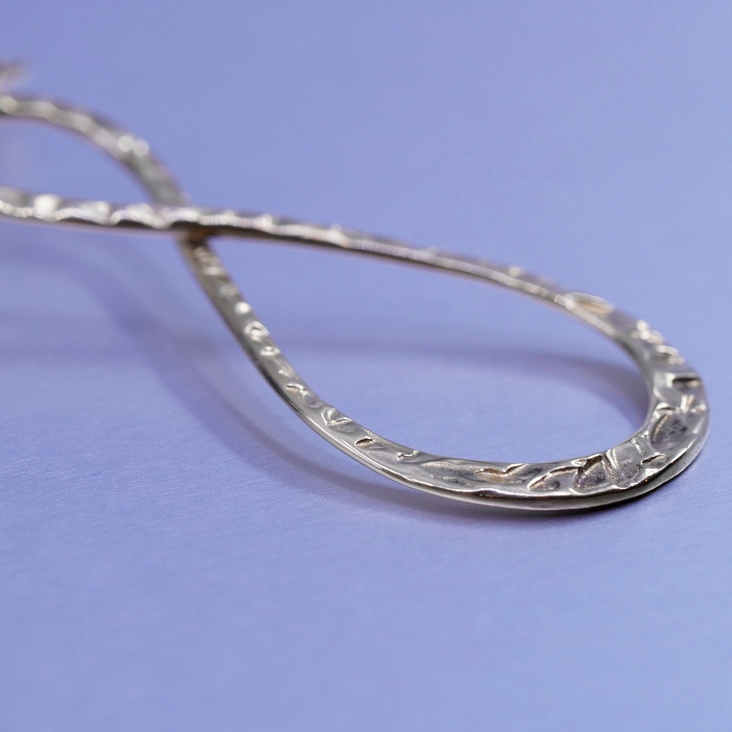 Lirm vermeil gold filled Sterling 925 silver infinity endless loop earrings