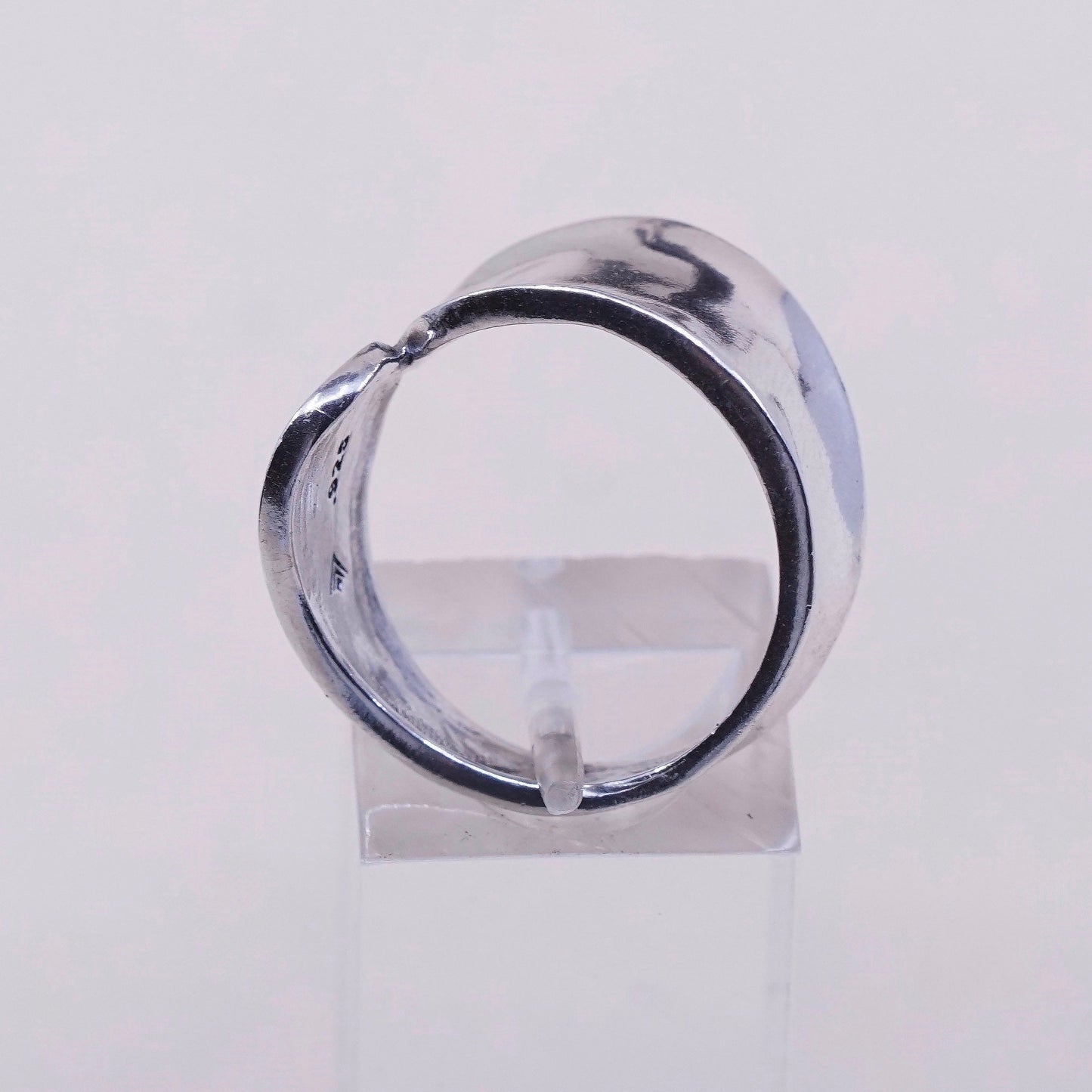 sz 9.5, Israel silpada keep in touch Sterling 925 silver wrap ring band