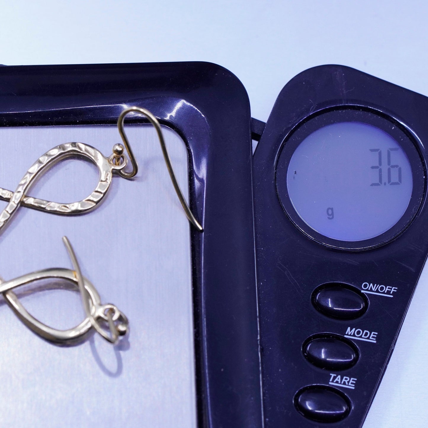 Lirm vermeil gold filled Sterling 925 silver infinity endless loop earrings
