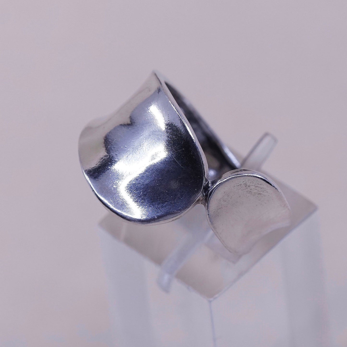 sz 9.5, Israel silpada keep in touch Sterling 925 silver wrap ring band