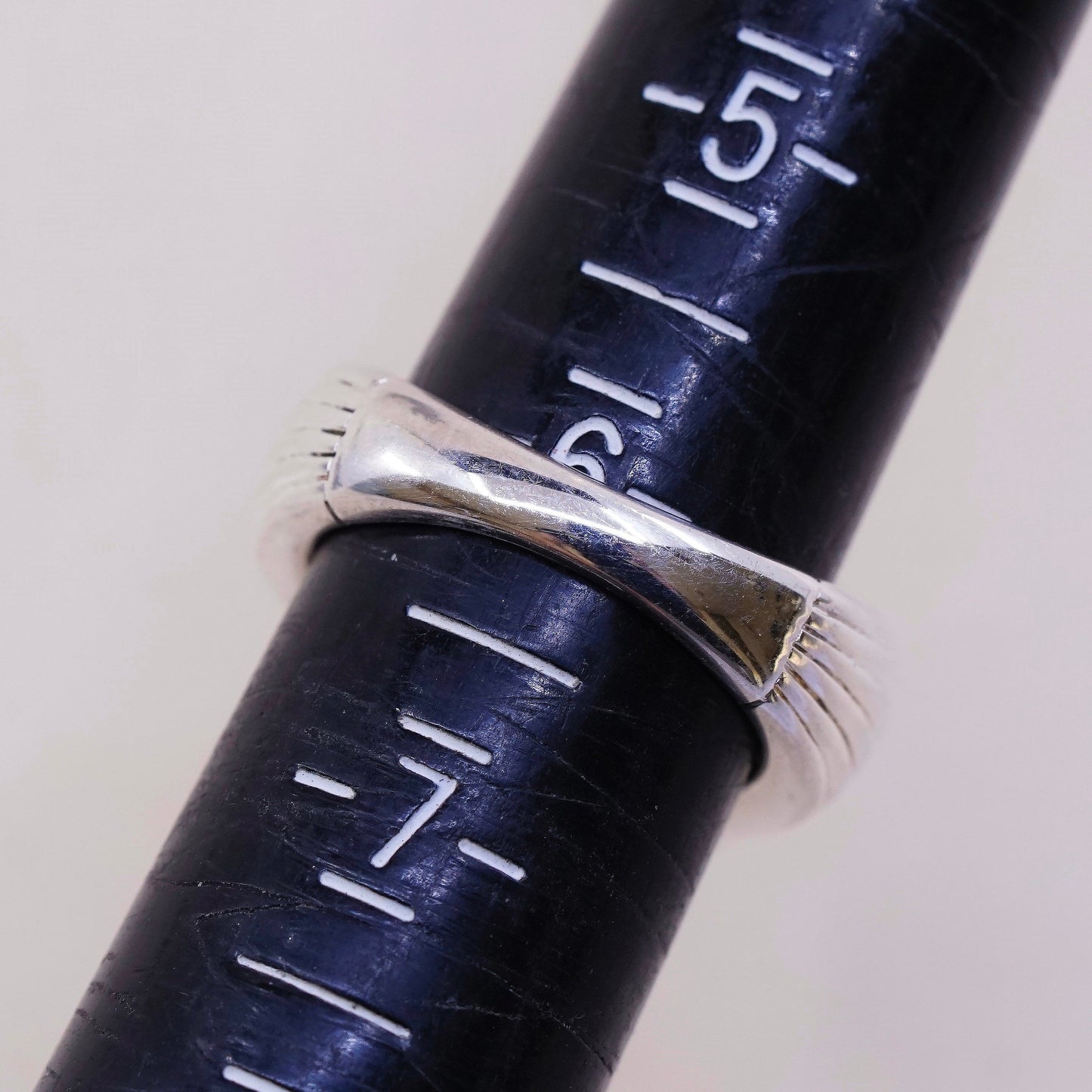 sz 6, vtg Brighton Sayan Sterling silver engagement ring, 925 w/ round cut CZ