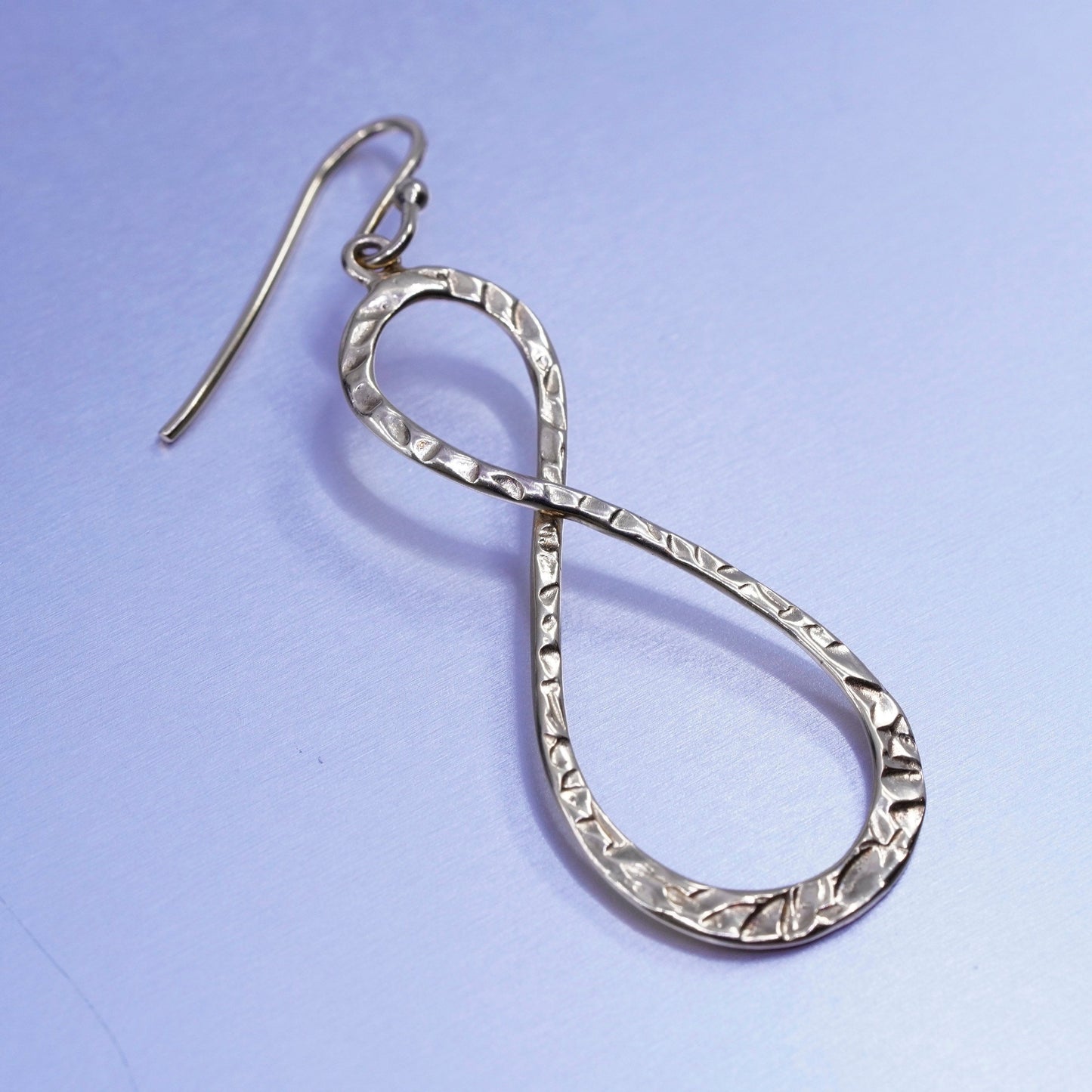 Lirm vermeil gold filled Sterling 925 silver infinity endless loop earrings