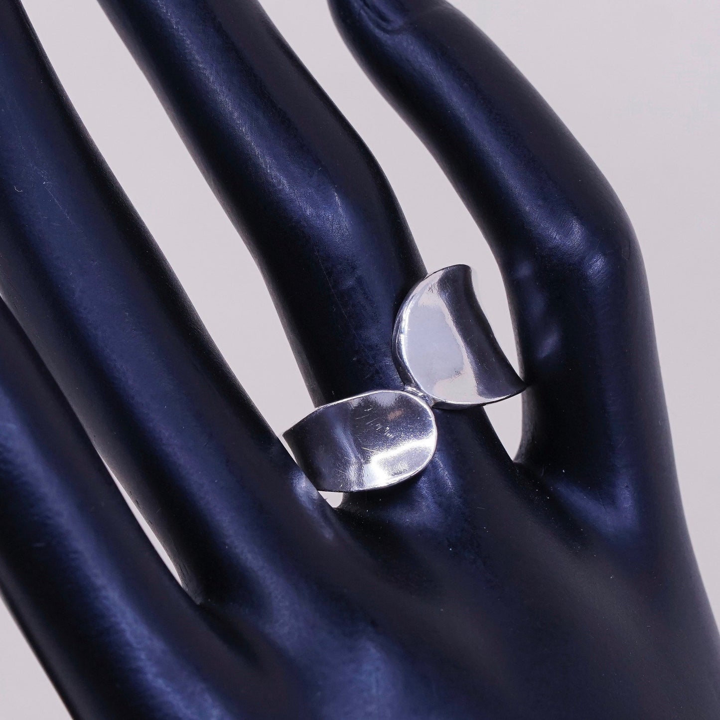sz 9.5, Israel silpada keep in touch Sterling 925 silver wrap ring band