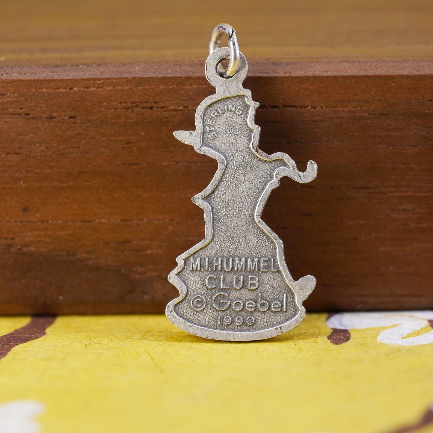 Vintage Goebel Hummel Figurines Sterling silver pendant, 925 figure charm