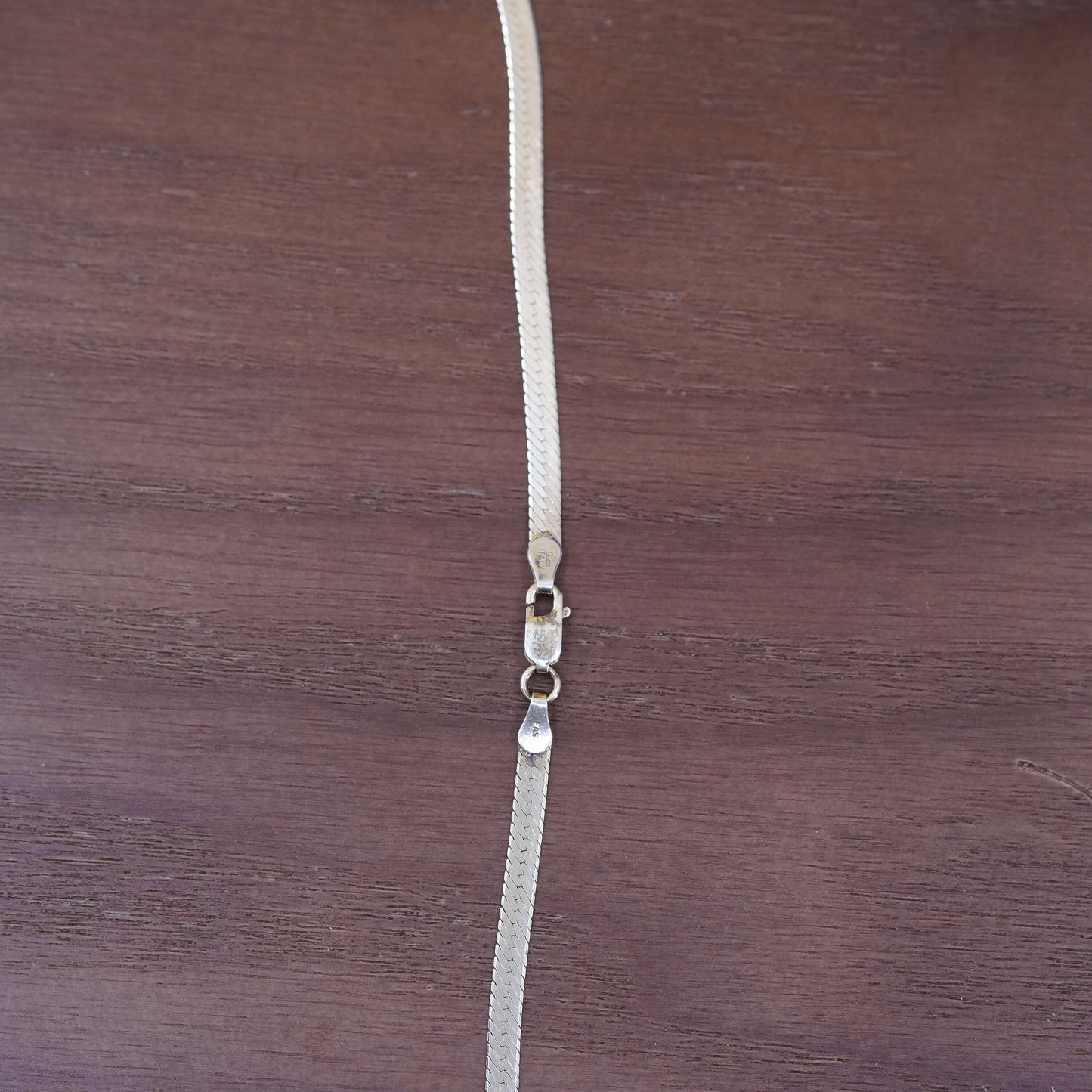 20”, vermeil Sterling silver herringbone chain, gold filled Italy 925 necklace