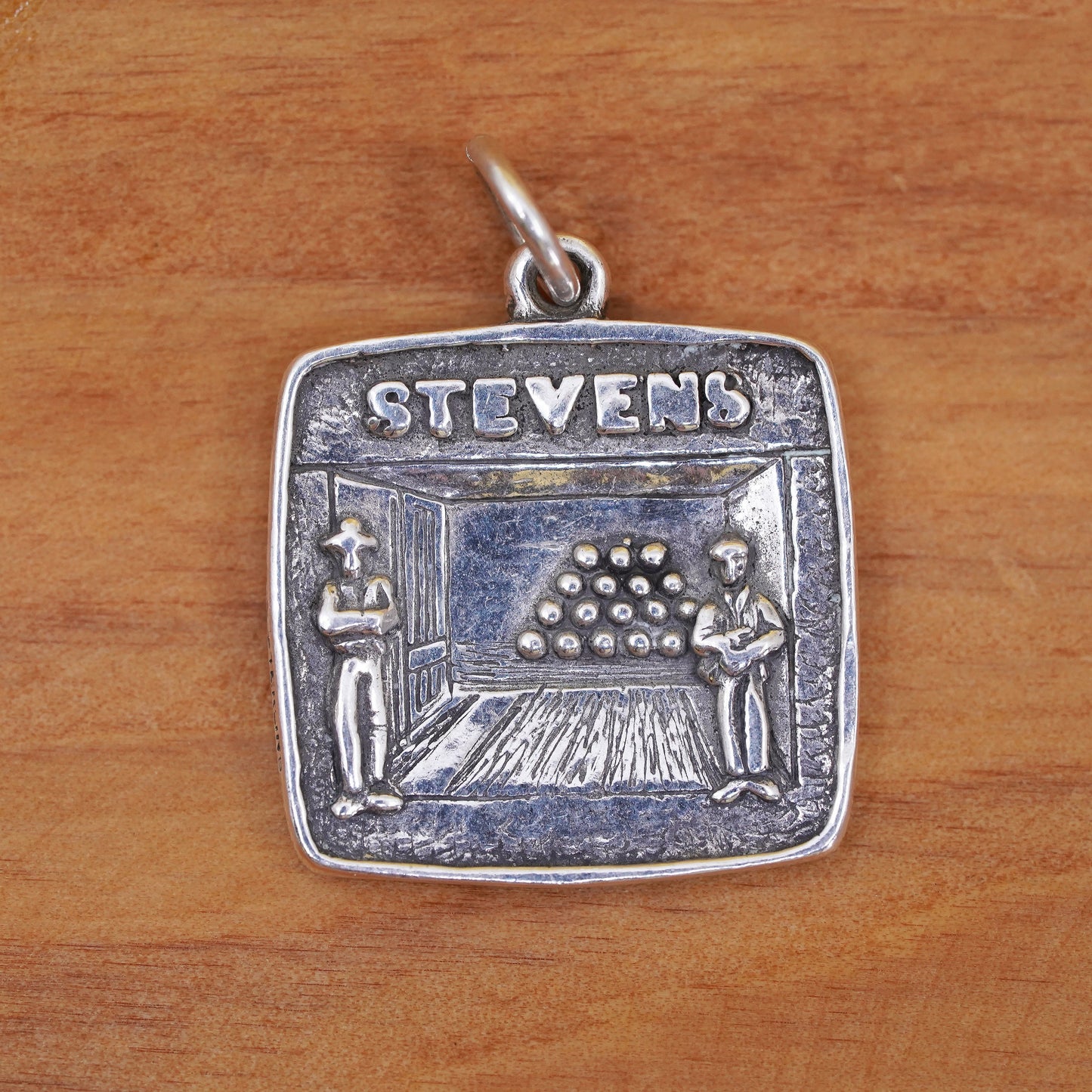 Vintage sterling silver handmade pendant, 925 tag “Fort Stevens Hammond”