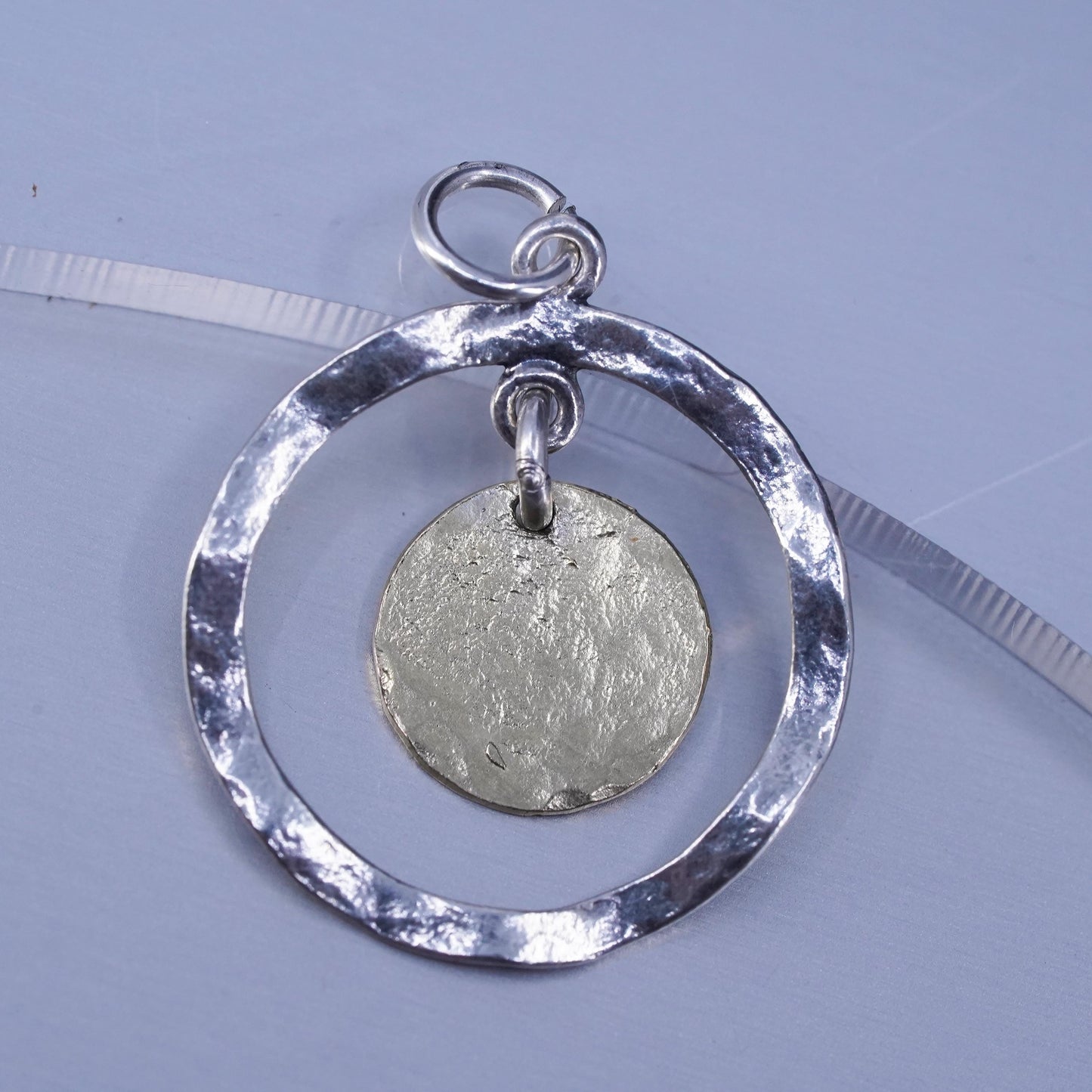 Retired Silpada Sterling Silver Perspectiva Circle discs Pendant