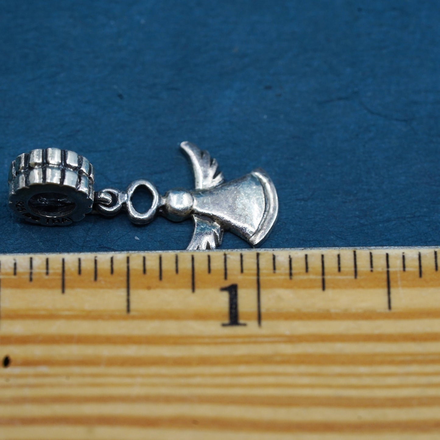 Vintage 925 Italy sterling silver handmade angel pendant, 925 Angel charm