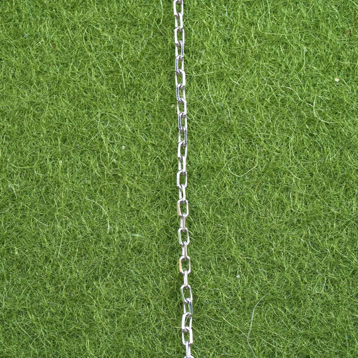 18” 1mm, vintage Sterling silver necklace, 925 elongated chain