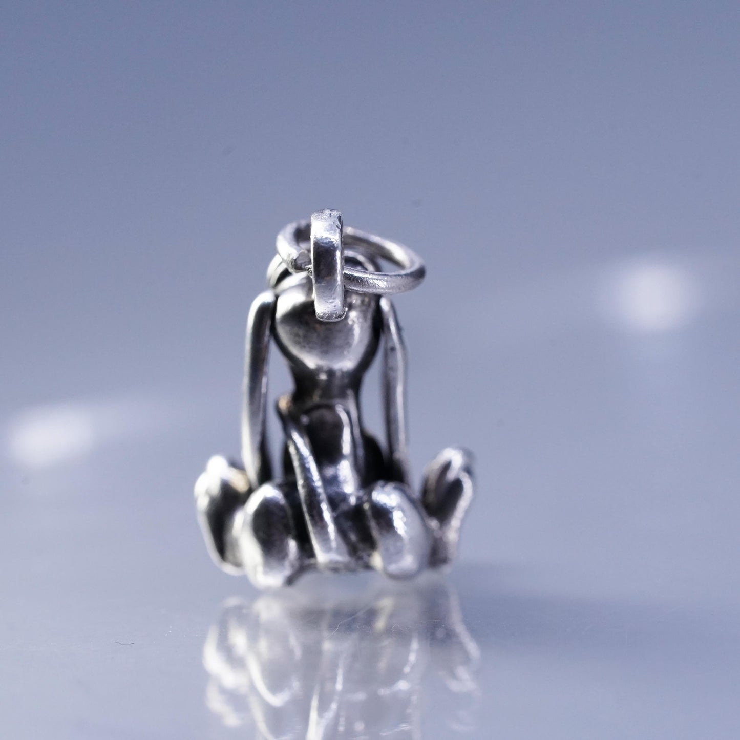 Disney Limited Edition Sterling Silver 925 Charm Pendant Movable ear dog Copper