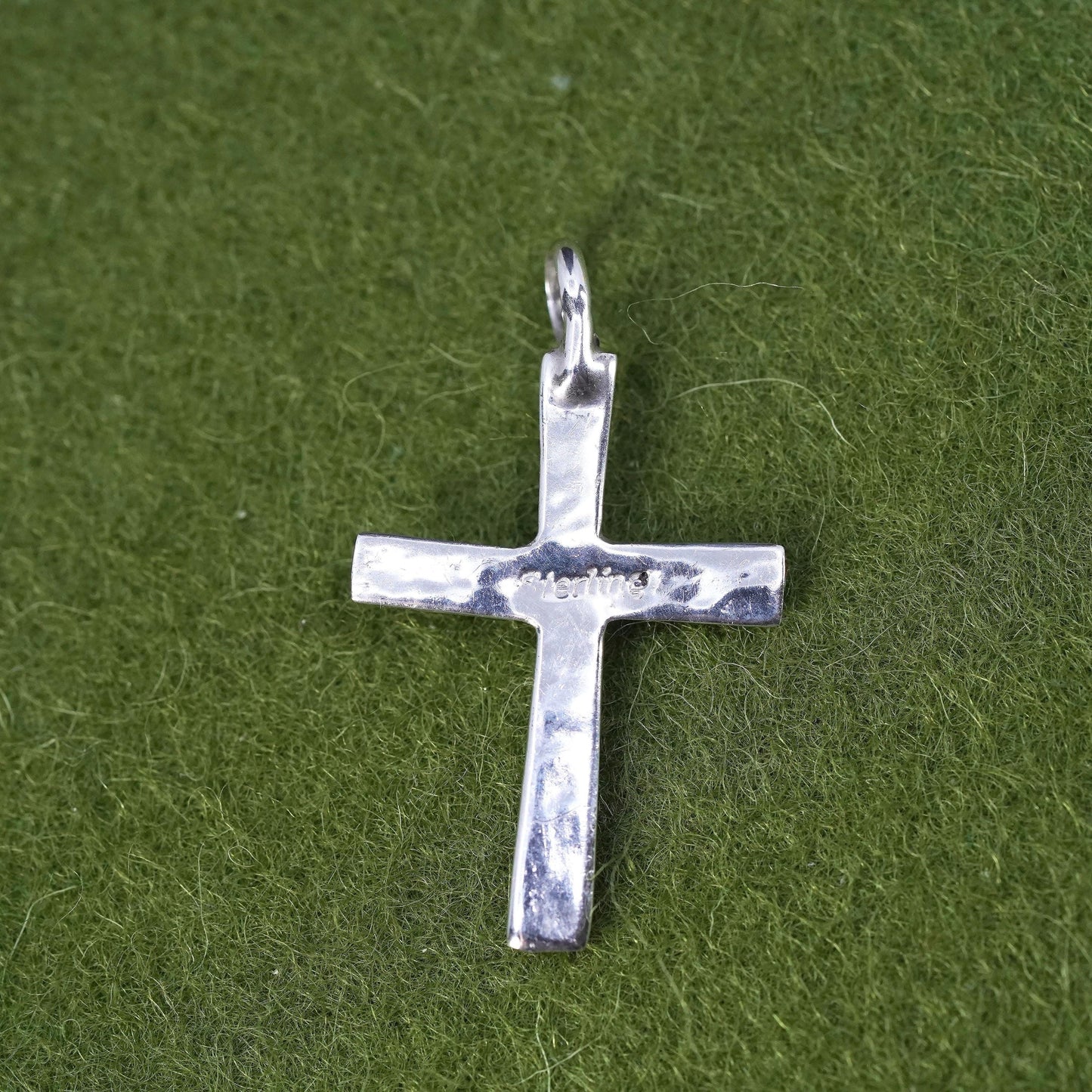 southwestern sterling 925 silver handmade Cross Pendant