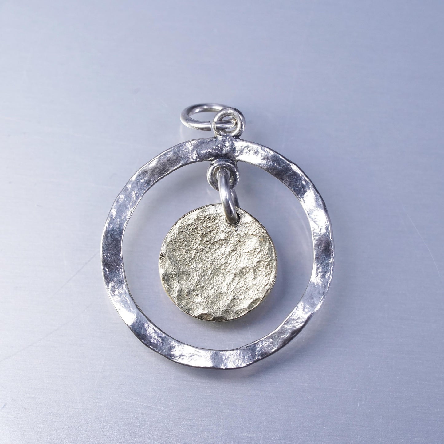 Retired Silpada Sterling Silver Perspectiva Circle discs Pendant