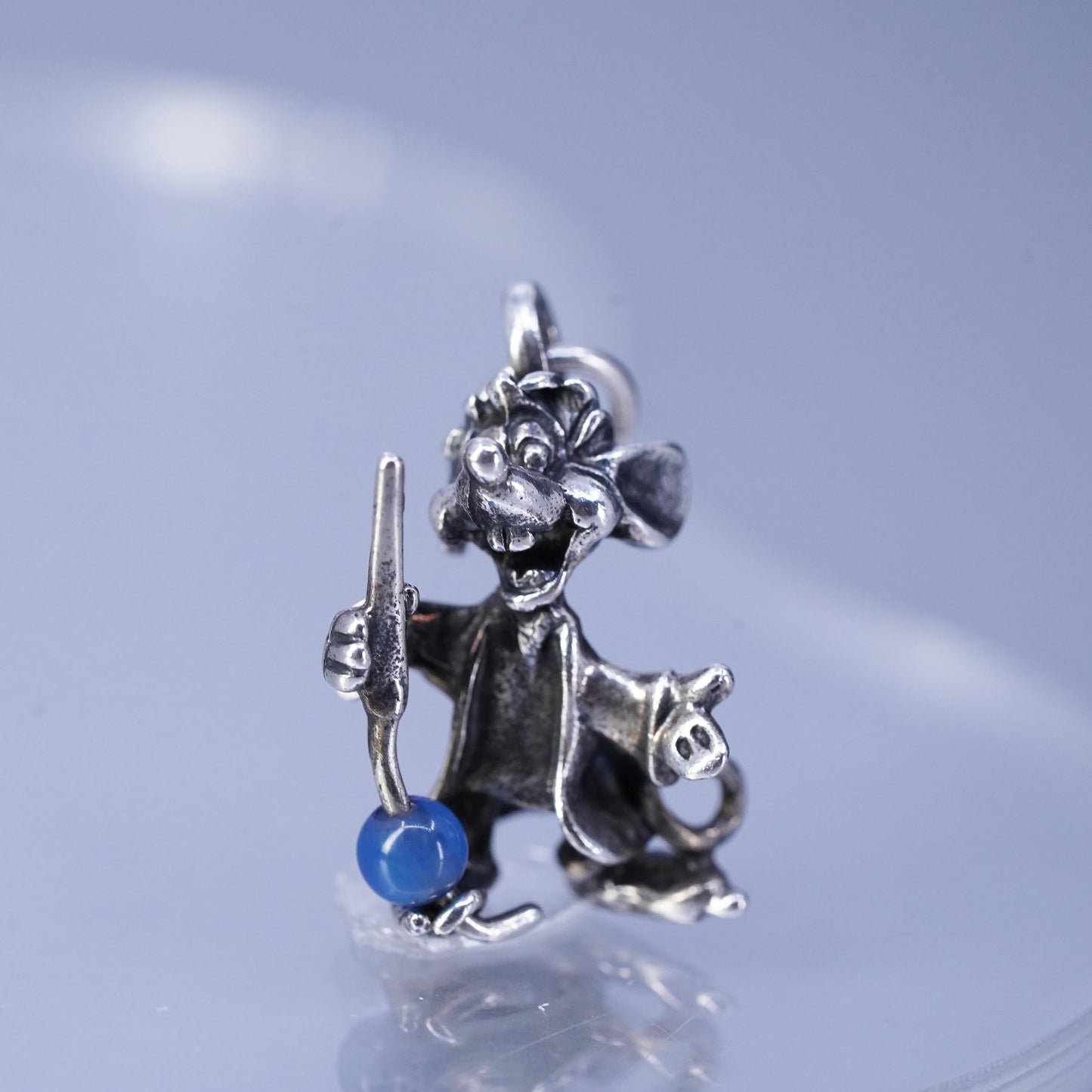 Disney Limited Edition Sterling Silver 925 Charm Pendant Movable Mickey Mouse