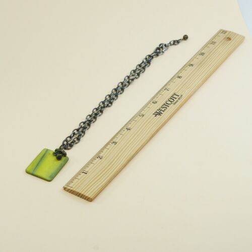 Silpada Sterling 925 Silver Green MOP Necklace N1133 Retired!