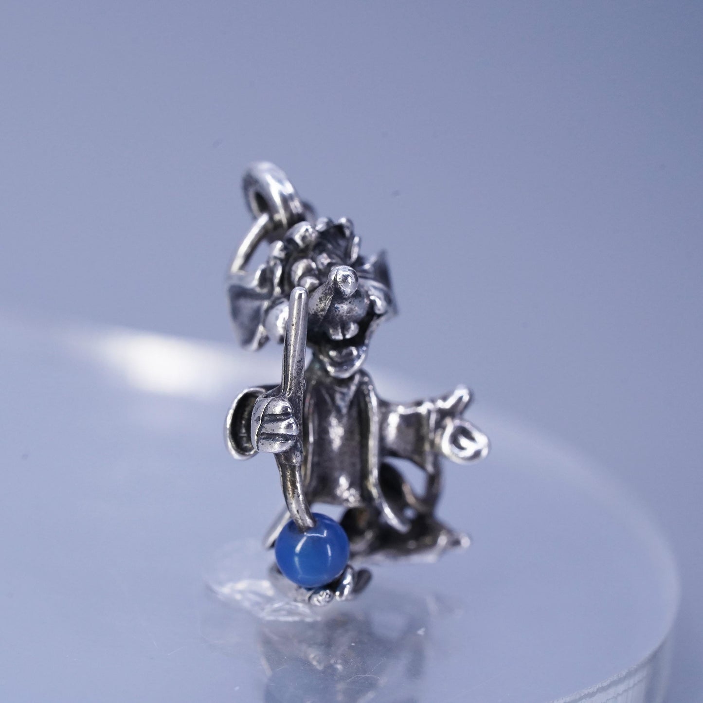 Disney Limited Edition Sterling Silver 925 Charm Pendant Movable Mickey Mouse