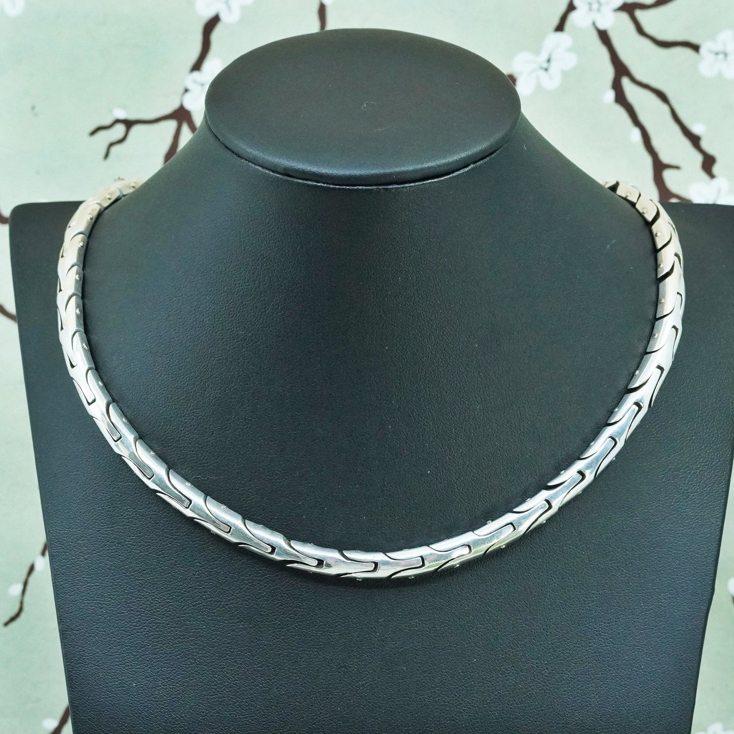 18”, Vintage sterling silver 925 handmade bold chain, men’s necklace, chain