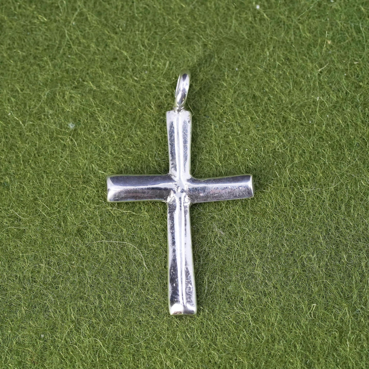 southwestern sterling 925 silver handmade Cross Pendant