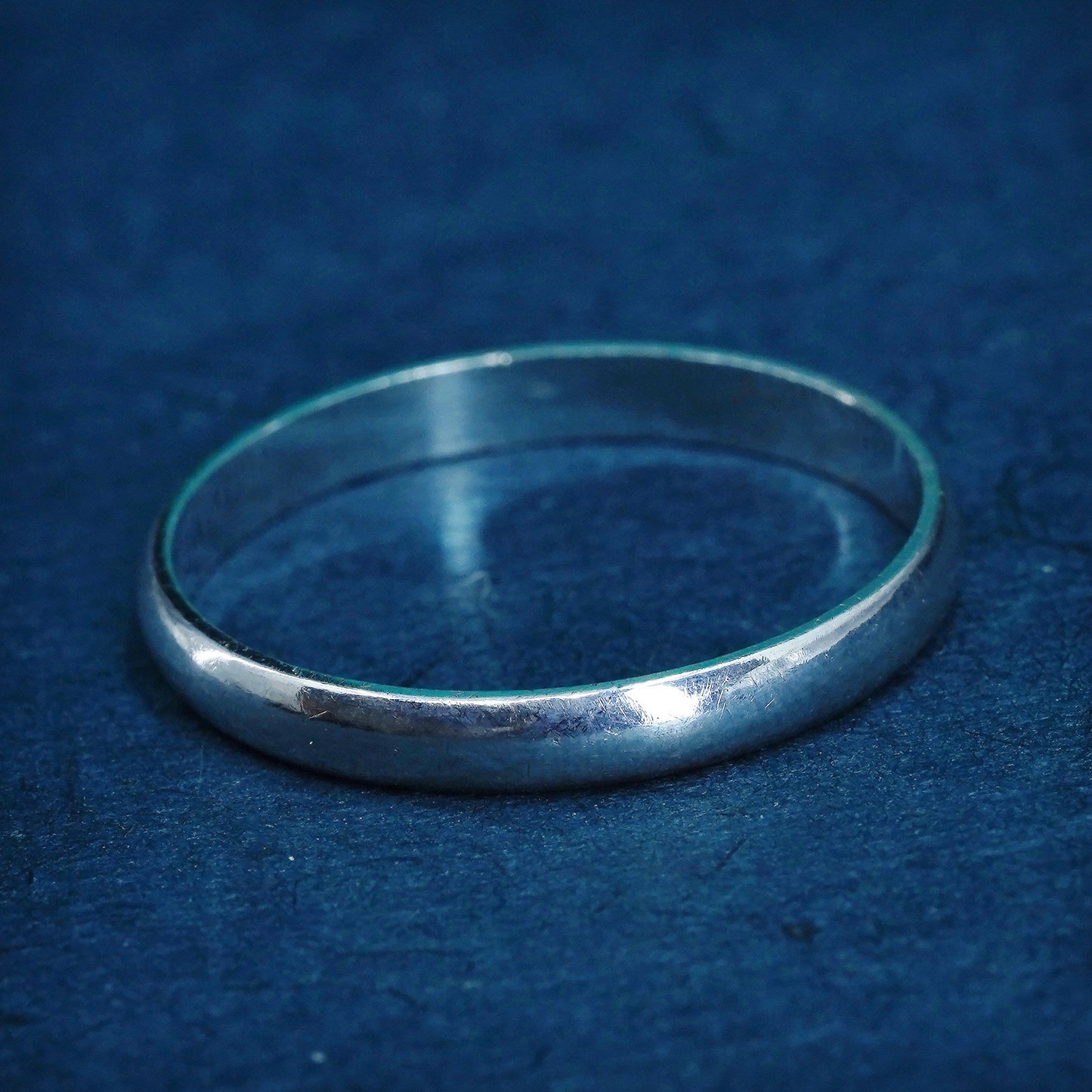 Size 11.25, vintage Sterling silver handmade ring, 925 wedding band