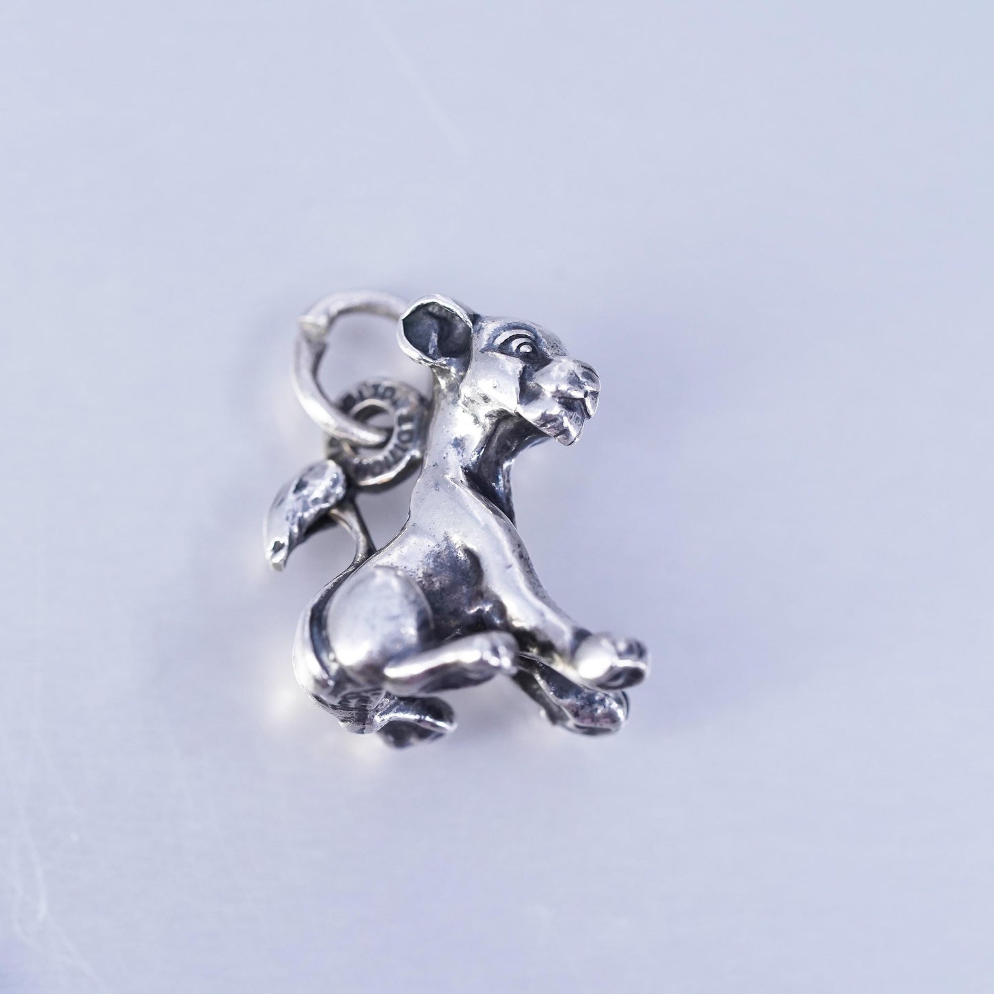 Jaq Disney Limited Edition Sterling Silver 925 Charm Pendant 3D Lion King Simba