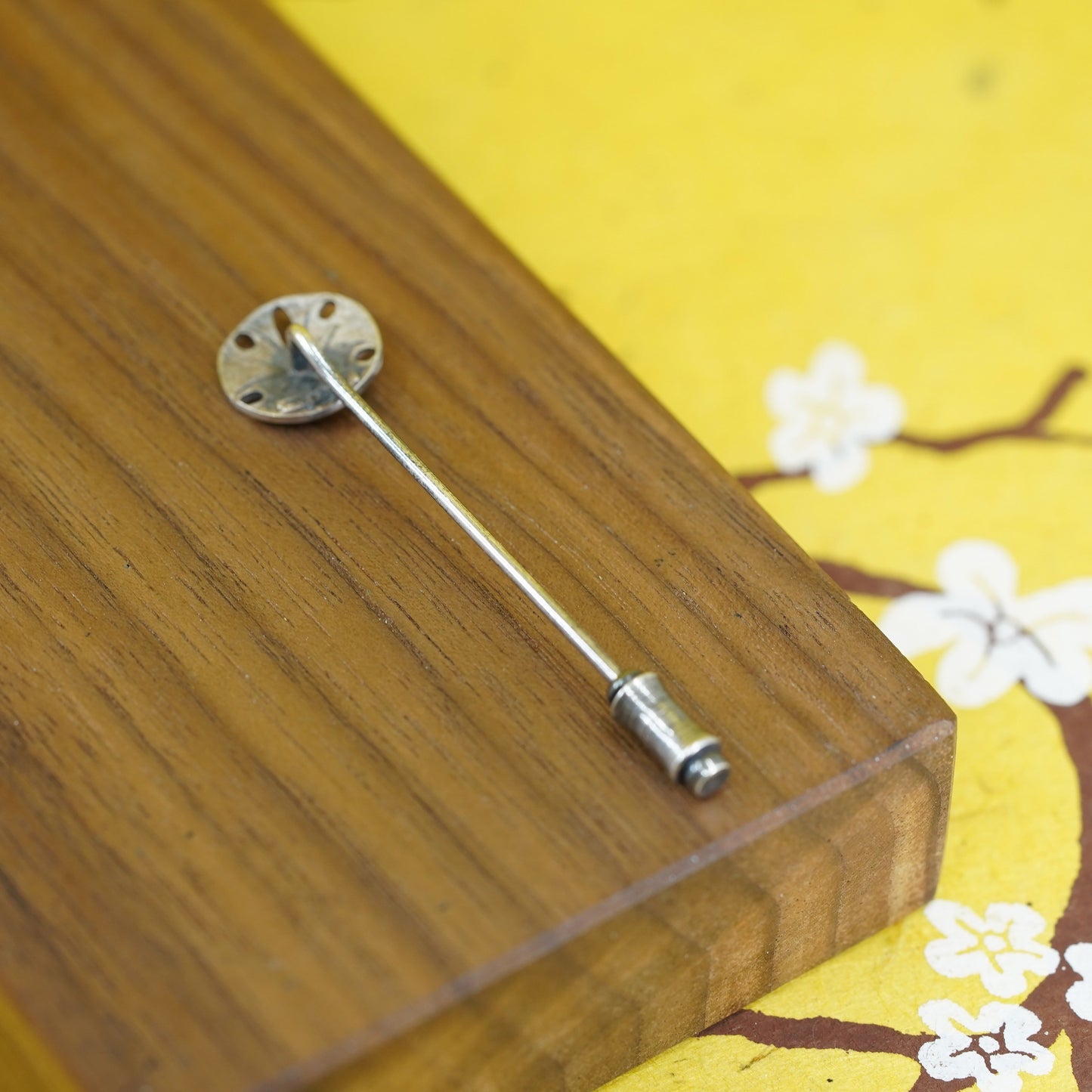 Vintage handmade sterling 925 silver sand dollar pin brooch