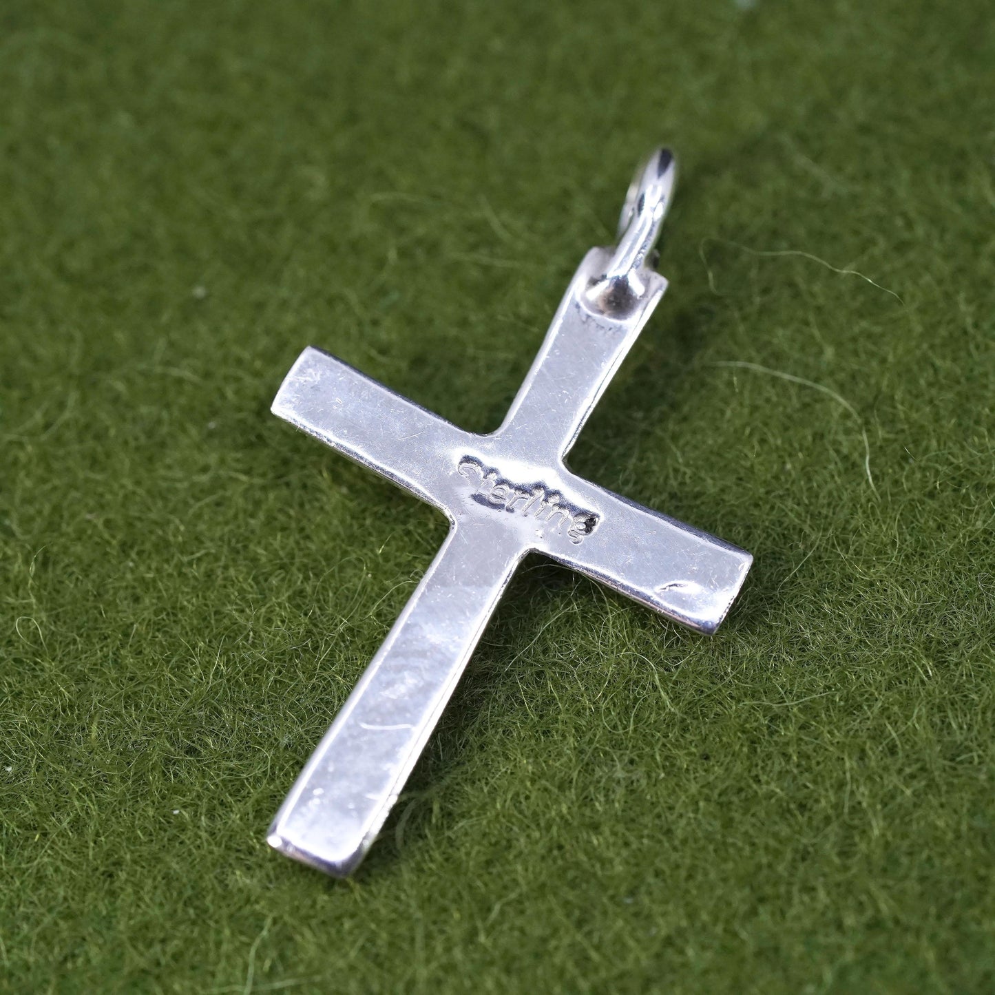 southwestern sterling 925 silver handmade Cross Pendant