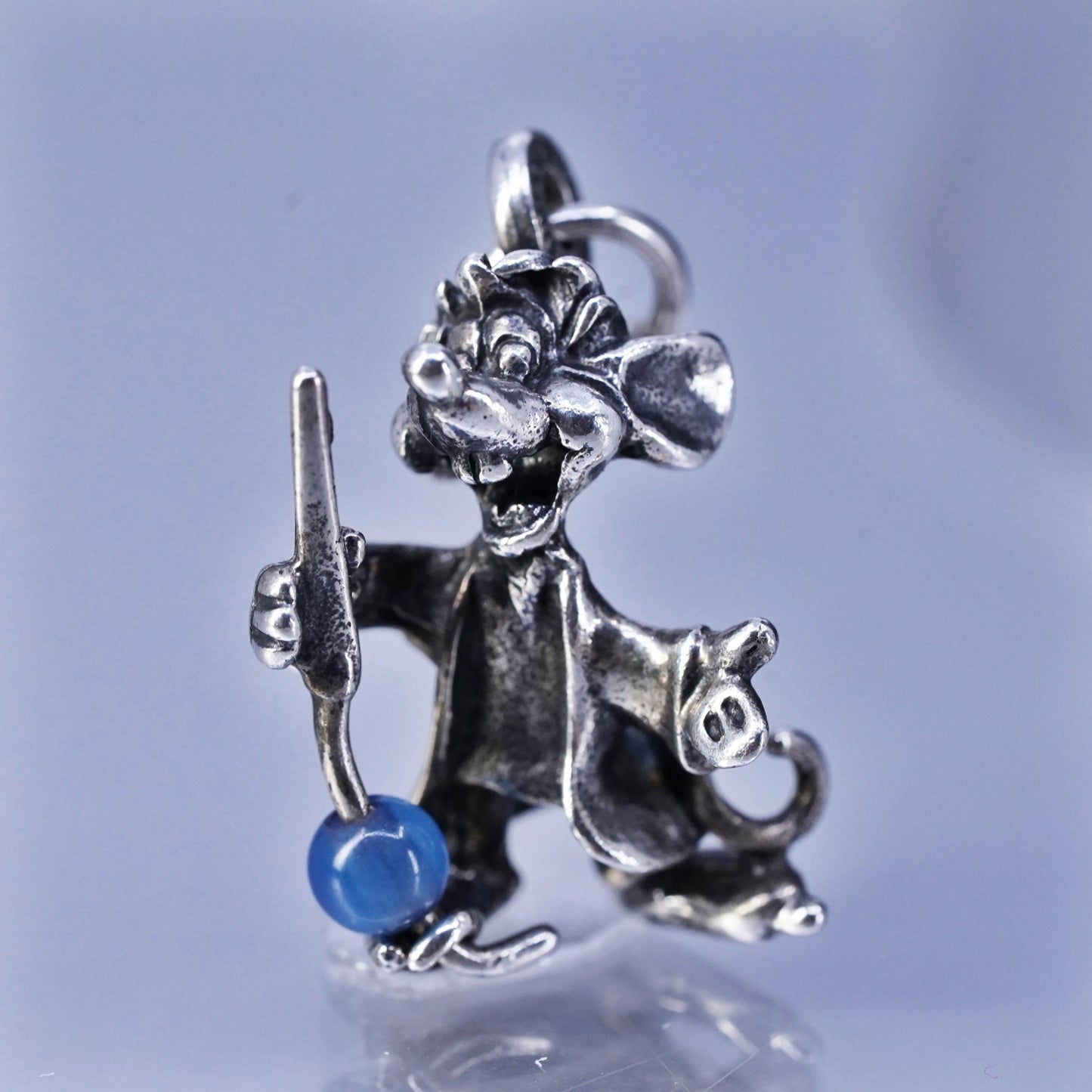 Disney Limited Edition Sterling Silver 925 Charm Pendant Movable Mickey Mouse