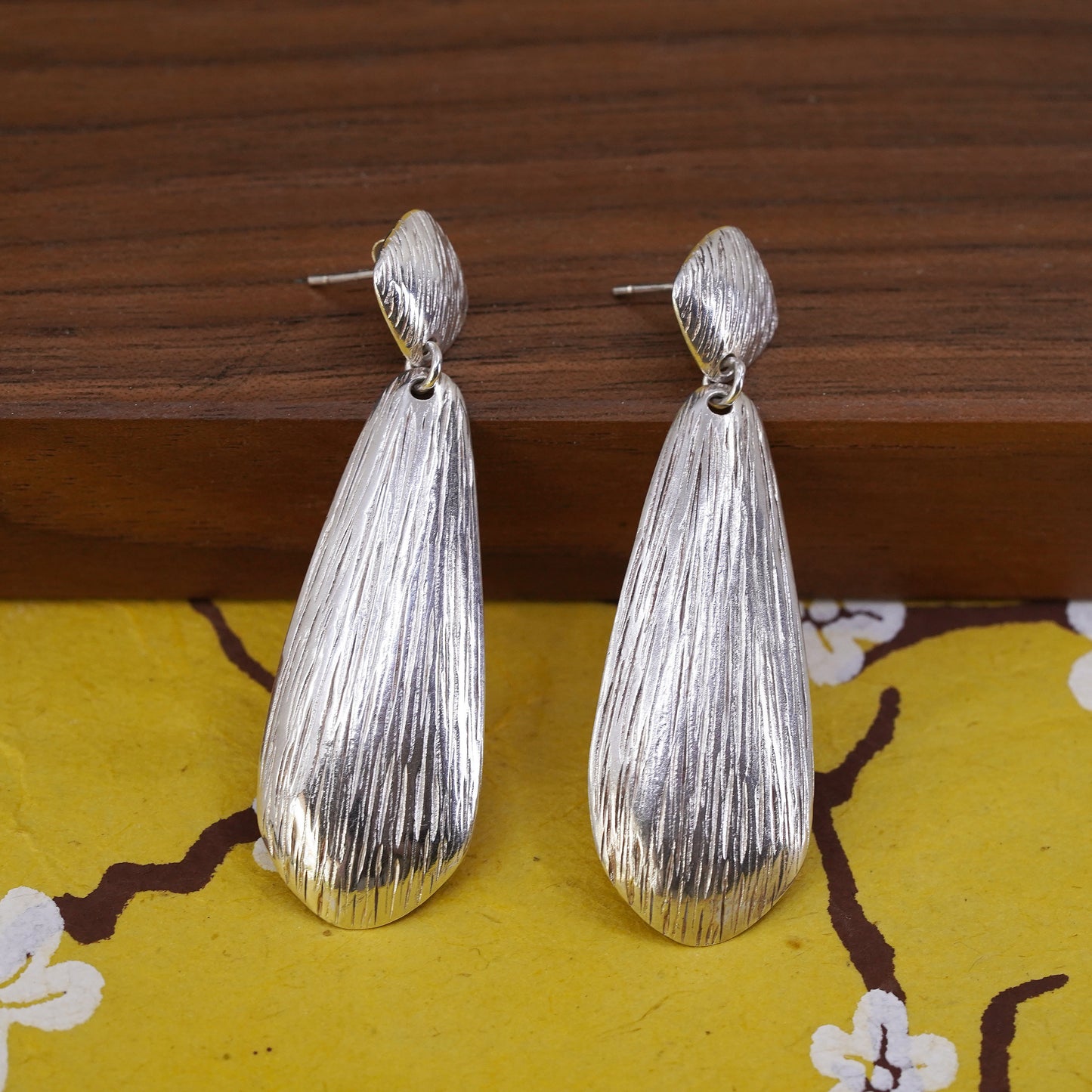 Silpada Sterling 925 Silver "Tipping Point" 2" Dangle Earrings P2948