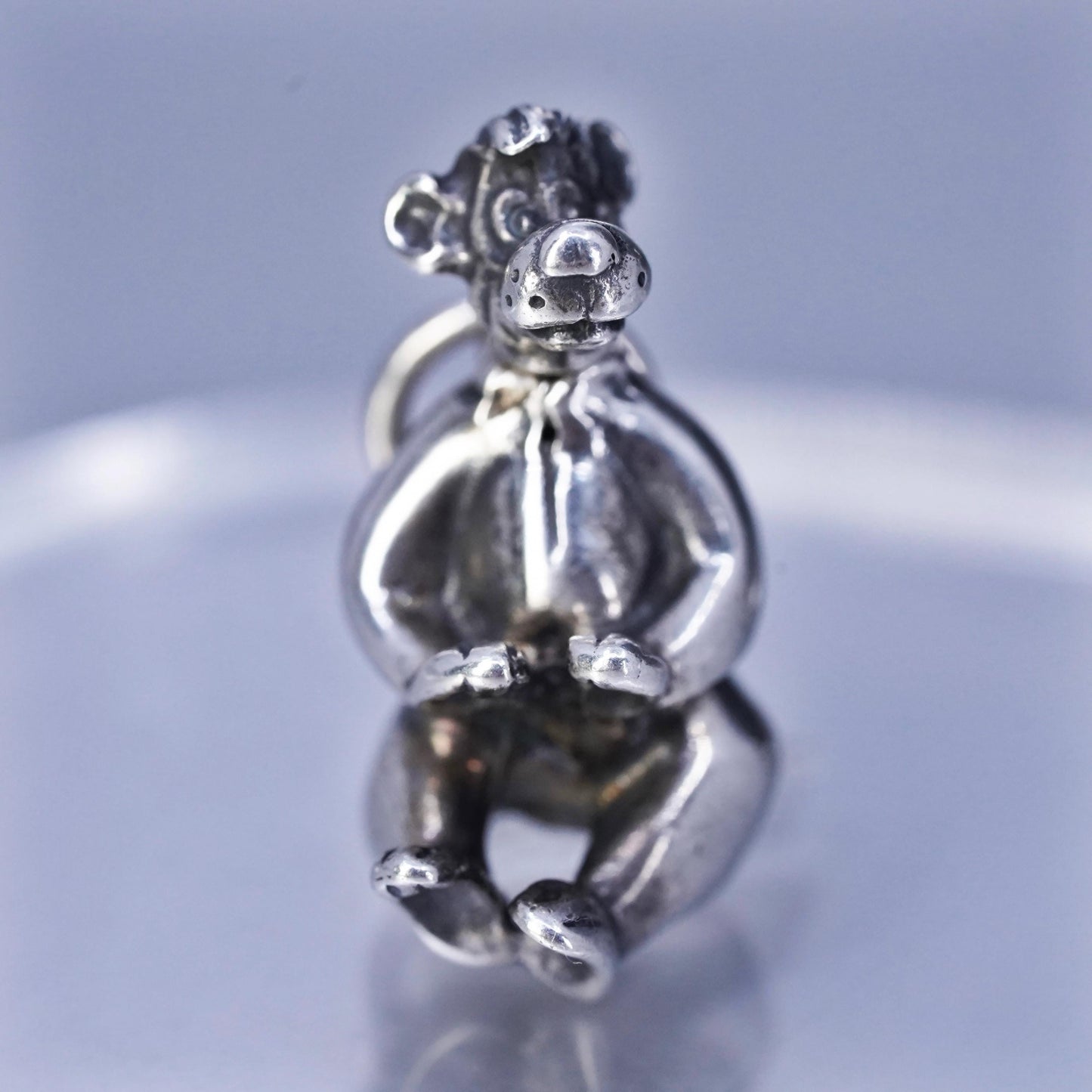 Jaq Disney Limited Edition Sterling 925 Silver Charm Pendant Movable head Bear