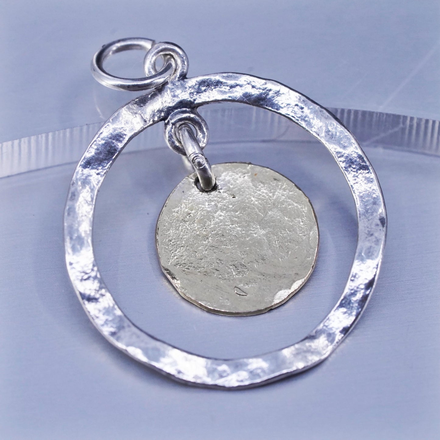 Retired Silpada Sterling Silver Perspectiva Circle discs Pendant