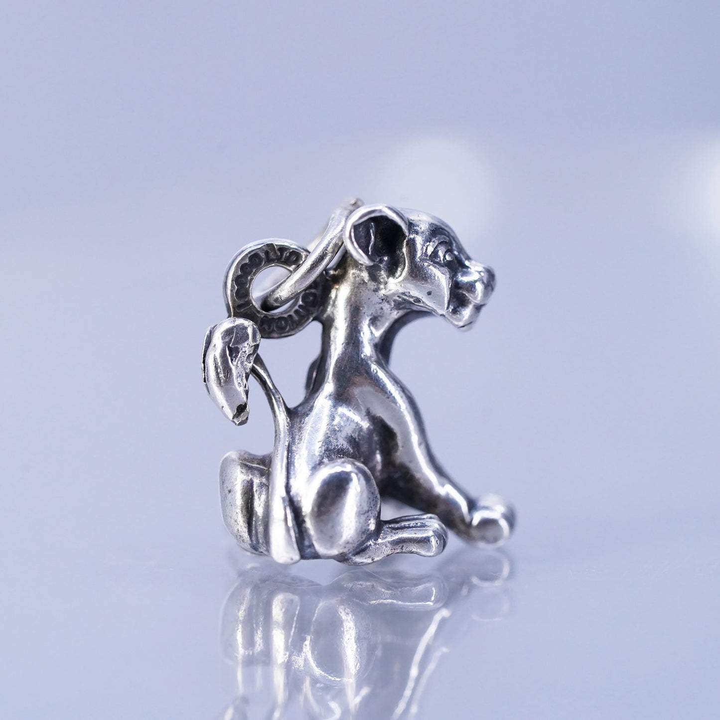 Jaq Disney Limited Edition Sterling Silver 925 Charm Pendant 3D Lion King Simba