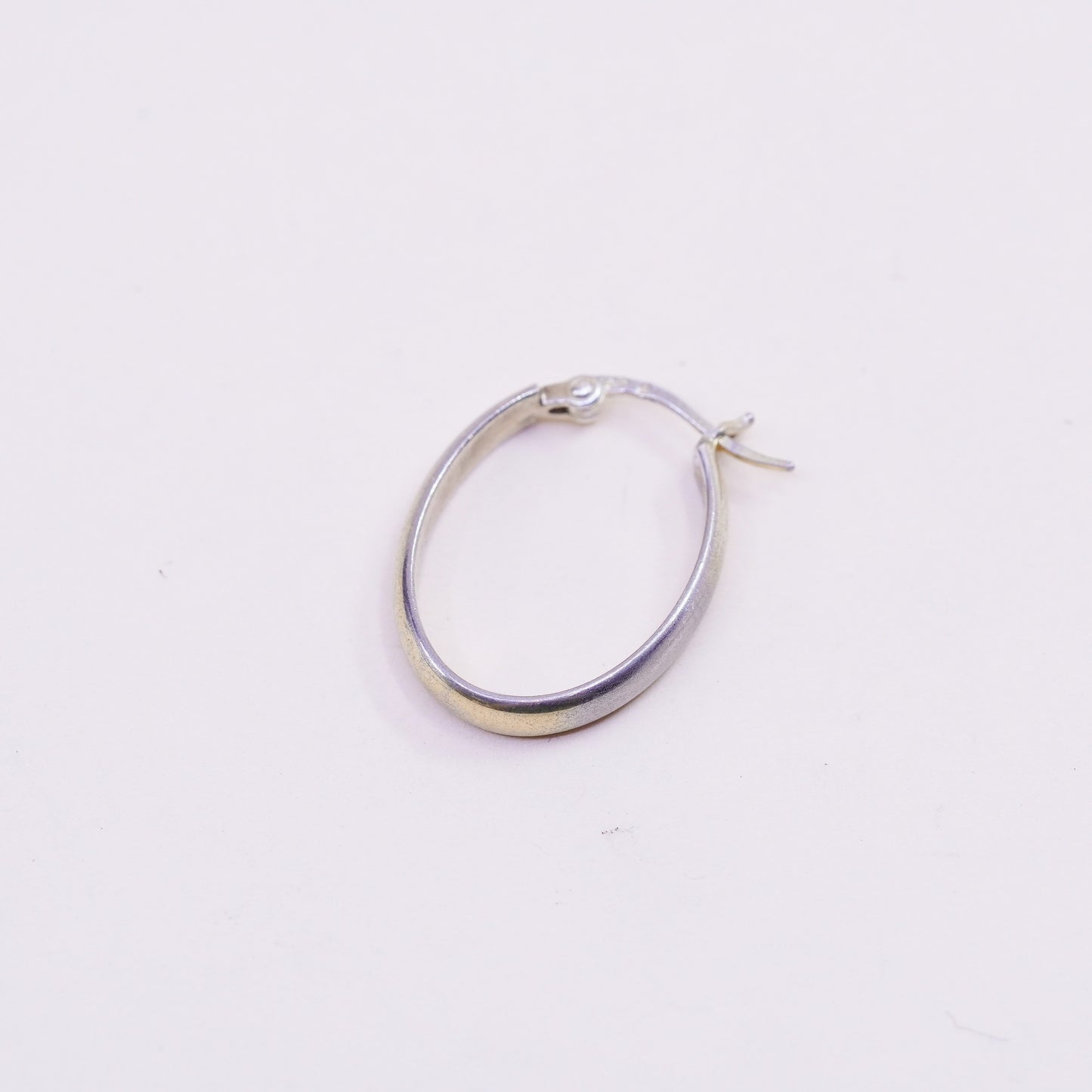 0.75”, vermeil gold over sterling silver loop earrings, minimalist, 925 hoops
