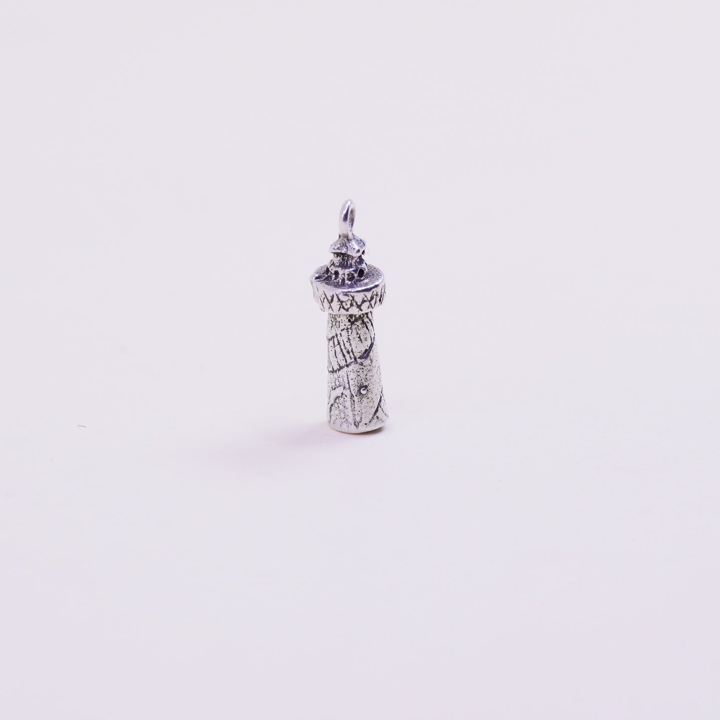 Vintage sterling silver charm, 925 lighthouse pendant