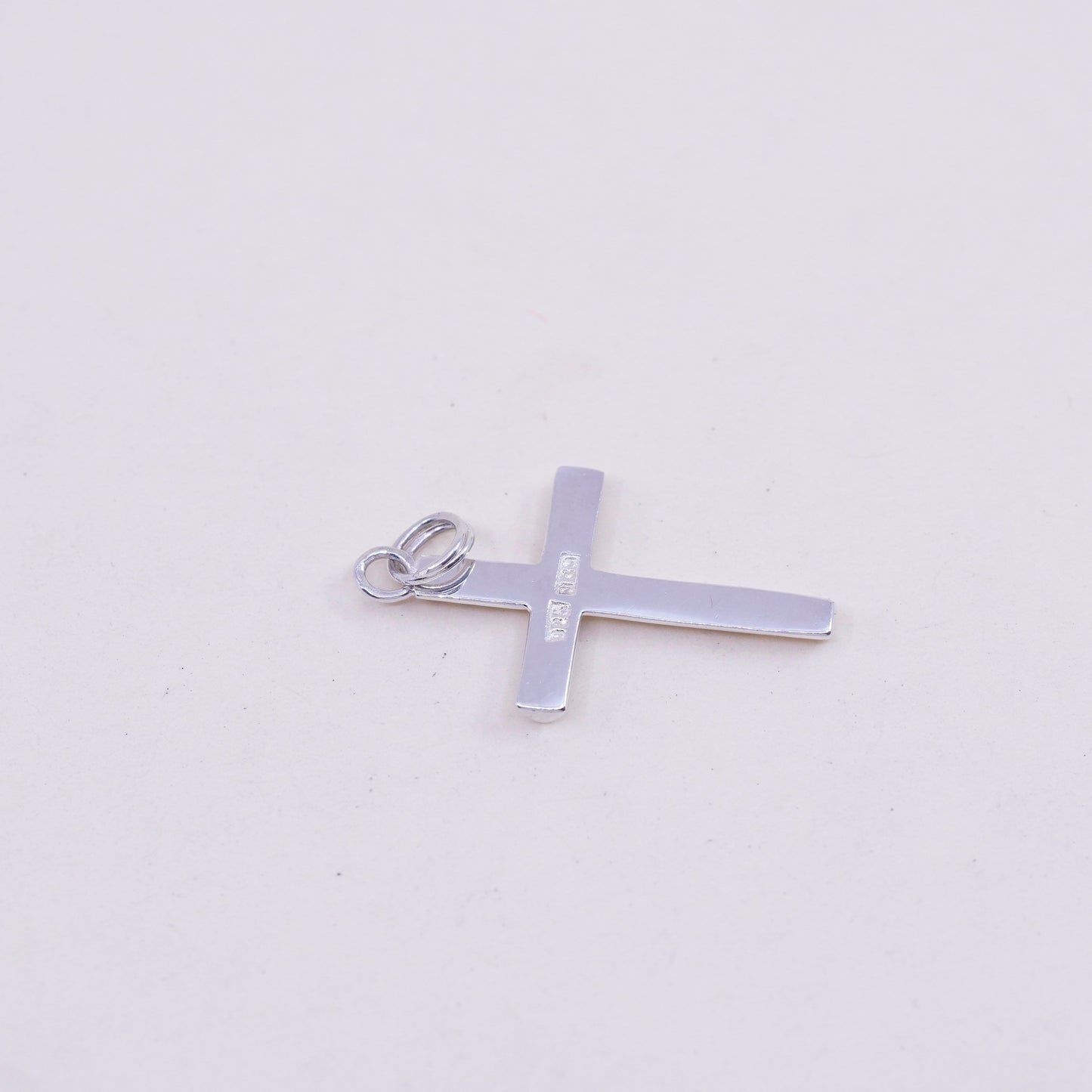 Vintage mexico handmade Sterling silver pendant, 925 cross