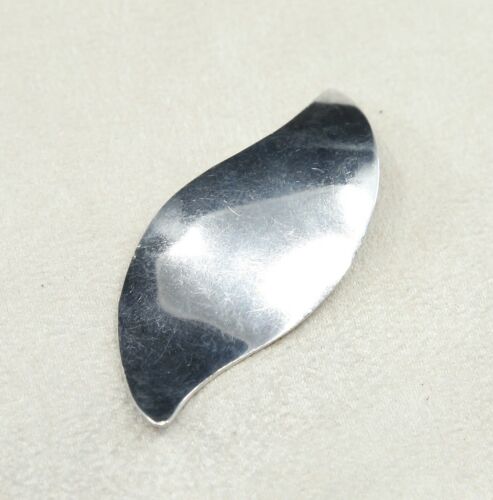 Vintage Sterling Silver Handmade Pendant, simple, minimalist, stamped 925