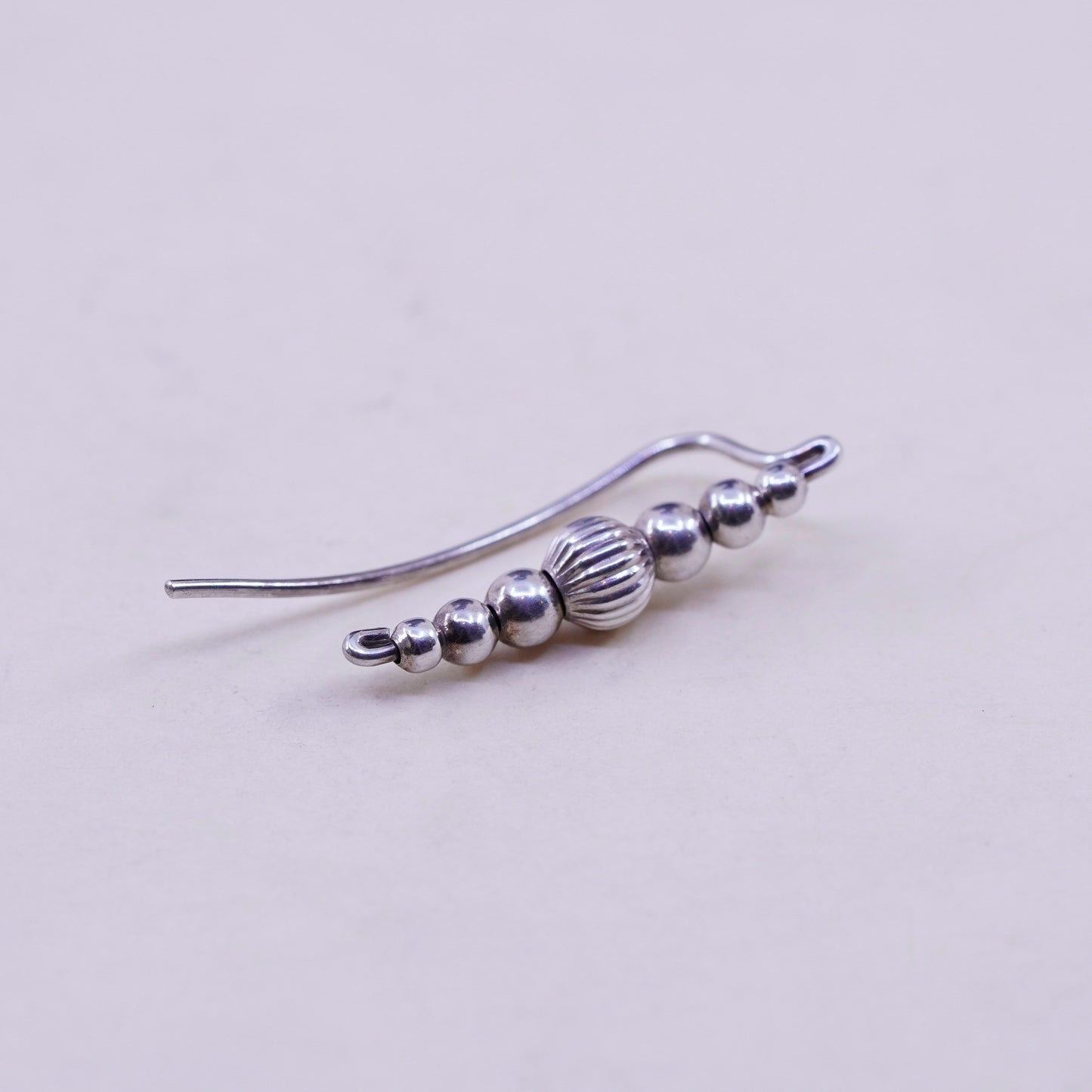 Vintage Sterling 925 silver handmade earrings and beads