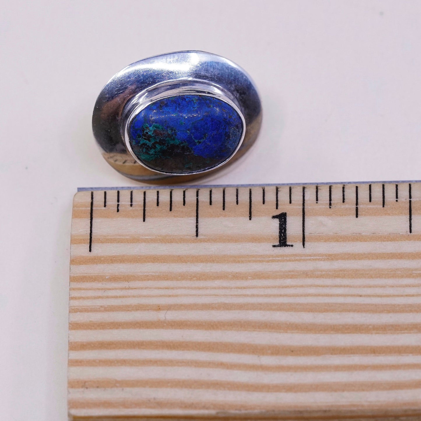 vtg sajen sterling silver handmade earrings, 925 studs w/ turquoise