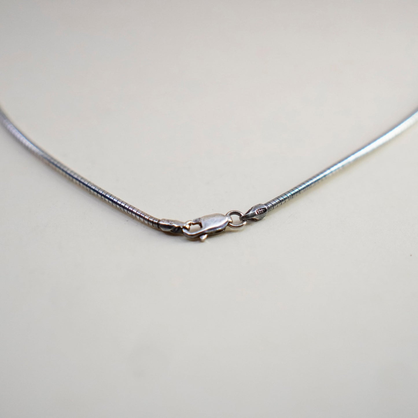 16”, 2mm, sterling silver snake chain, Italy made silver necklace