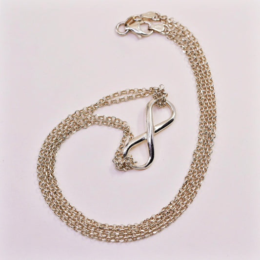 18”, vermeil gold sterling 925 silver handmade necklace, double circle chain