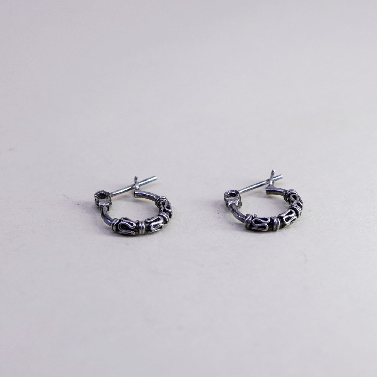 0.5”, sterling silver loop earrings, fashion minimalist, 925 hoops, huggie