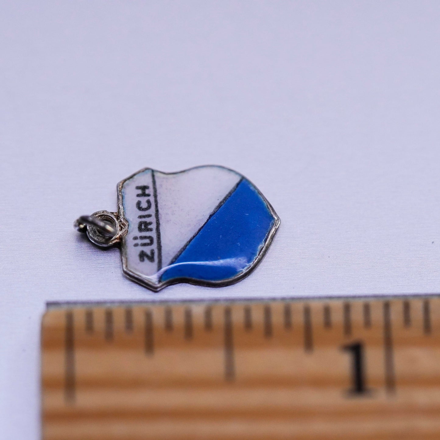 Vintage Souvenir Charm 800 Silver Zurich Switzerland