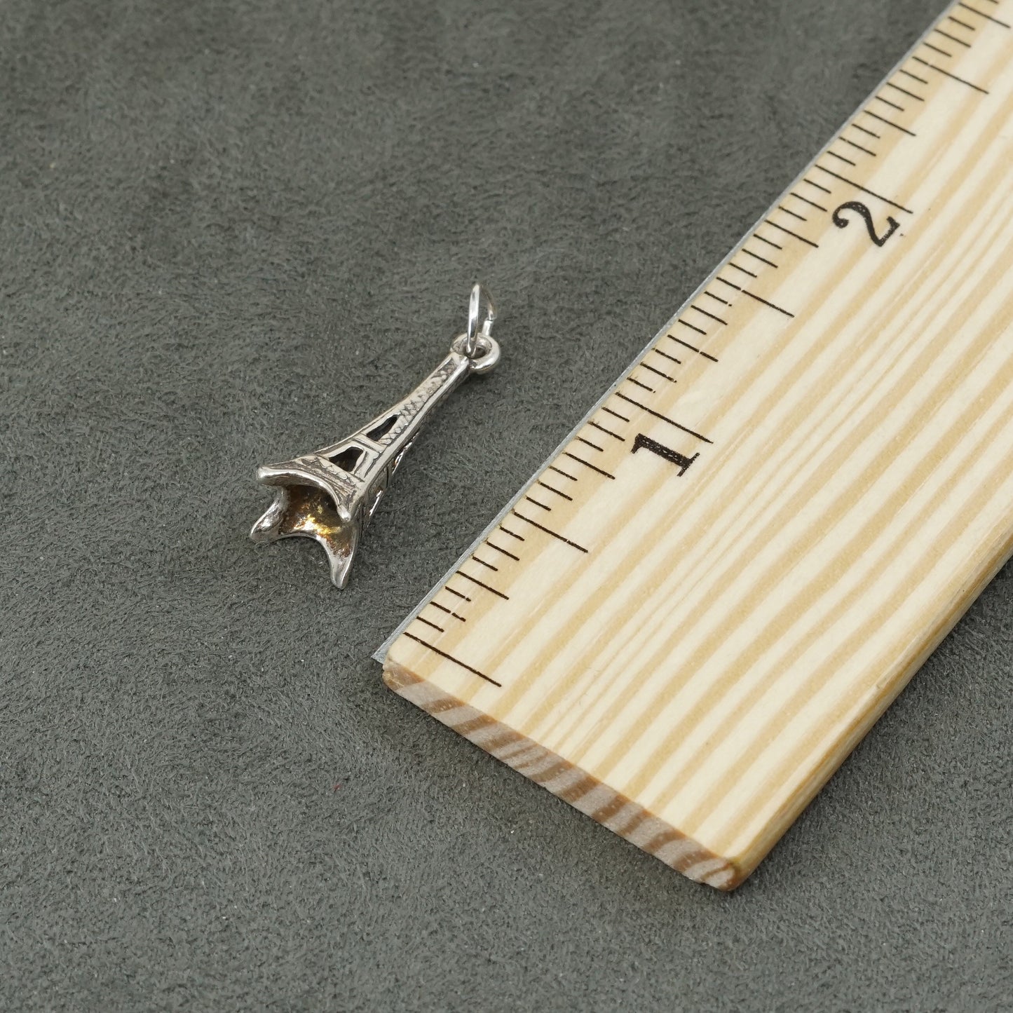 sterling silver handmade tower charm, 925 pendant, Paris tower, Tokyo tower