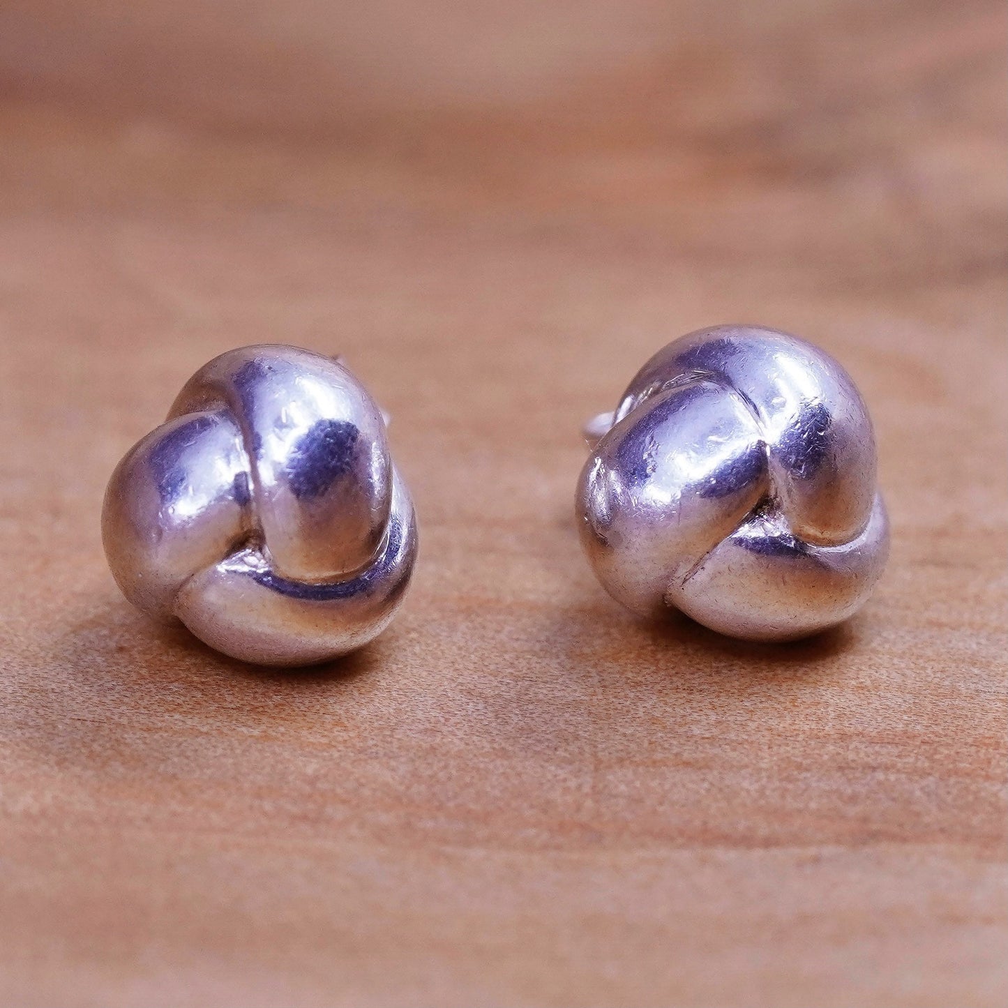 1”, vintage Sterling 925 silver heart hoop earrings with cz, 925 huggie