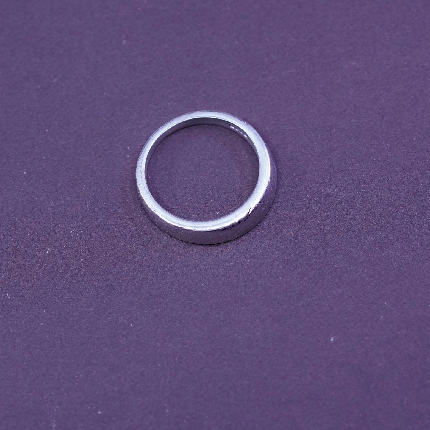 Size 6.25, vintage rage sterling silver handmade ring, 925 wedding band