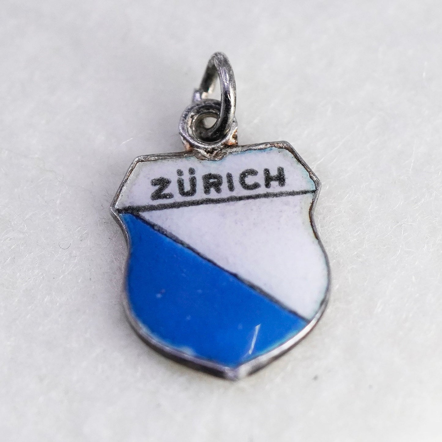 Vintage Souvenir Charm 800 Silver Zurich Switzerland