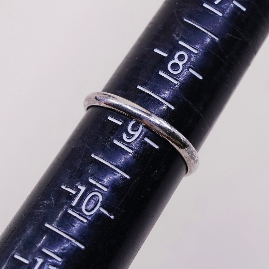 sz 8.75, navajo Leonard & Marian sterling 925 silver ring w/ Royston Turquoise